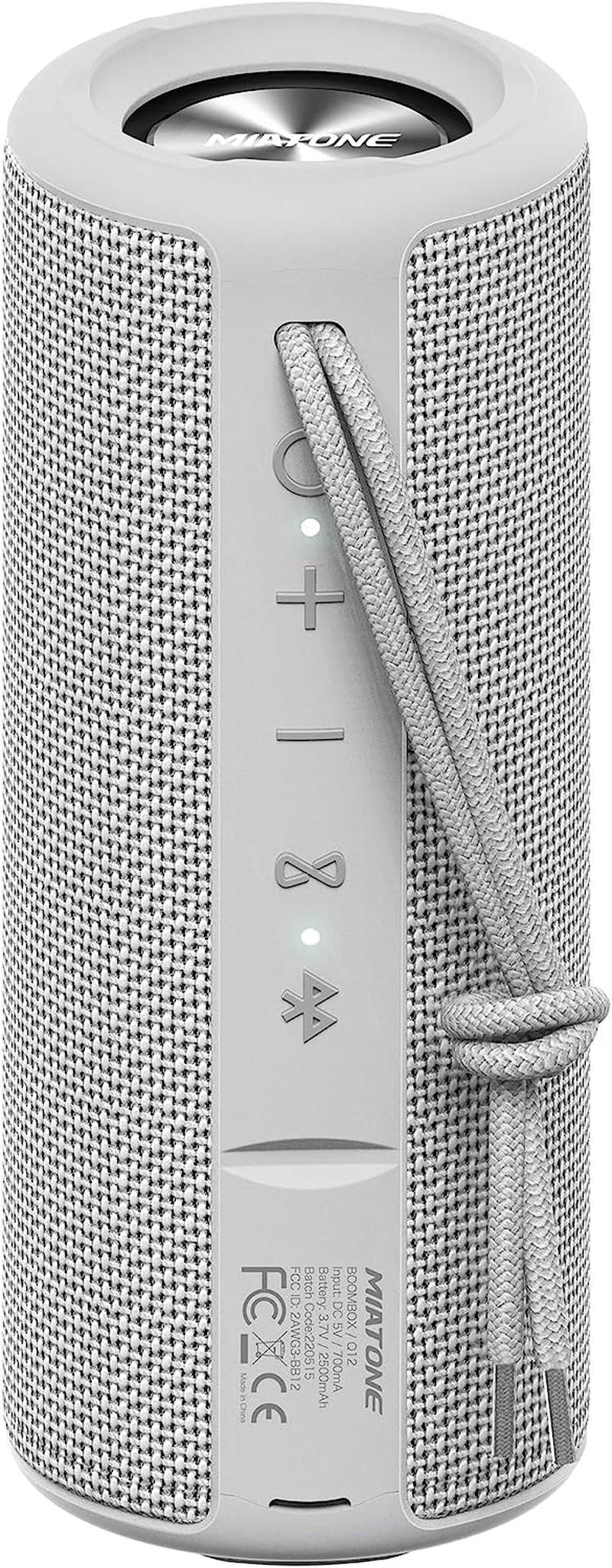 Outdoor Portable Bluetooth Wireless Speaker Waterproof - Grey